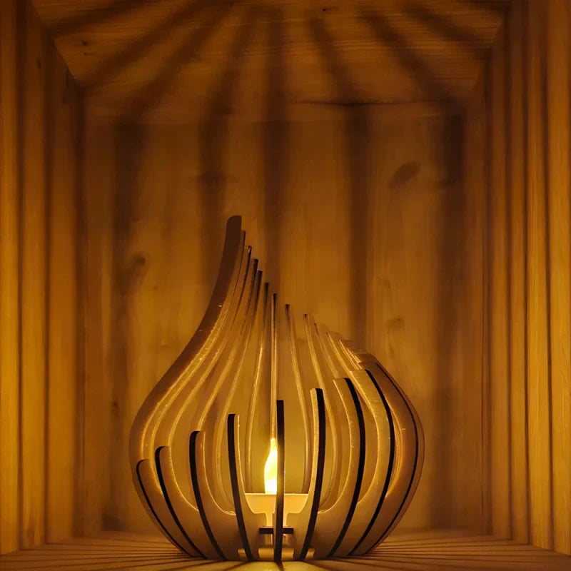 Sparkling Glass Tea Light Holder