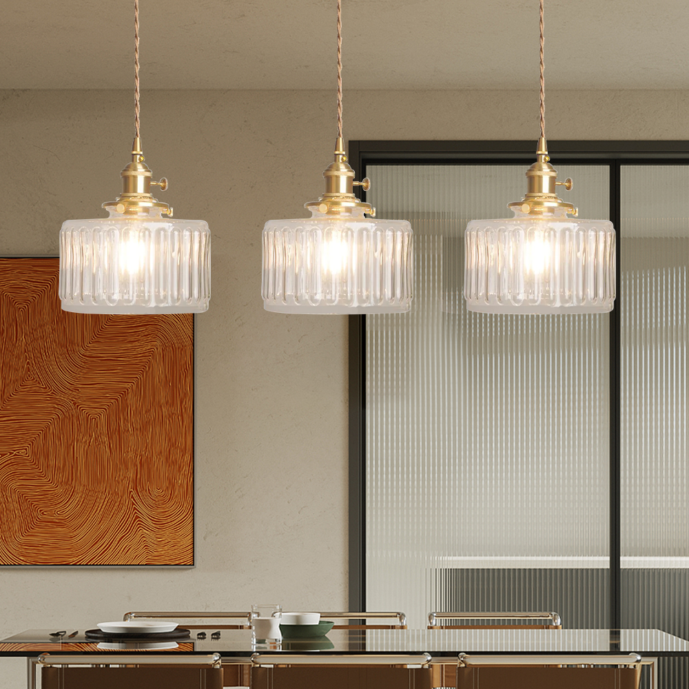 Elegant Glass Antique Pendant Light