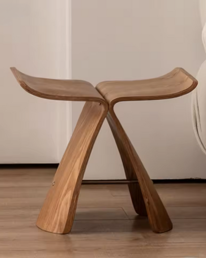 Rustic Floral End Table