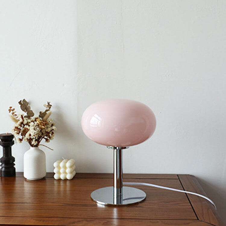 Classic Antique Circular Glass Desk Lamp