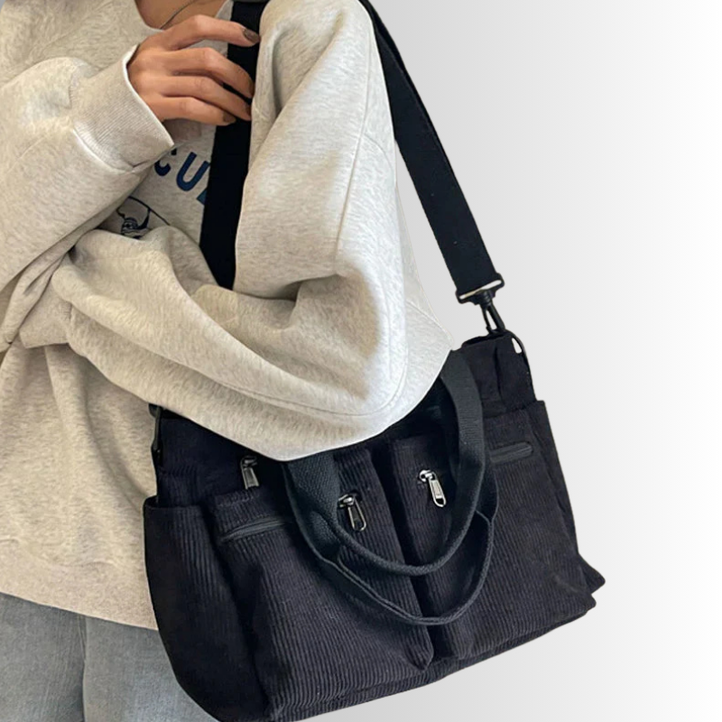 Classic Cotton Tote Bag - Large Capacity Everyday Shoulder Bag