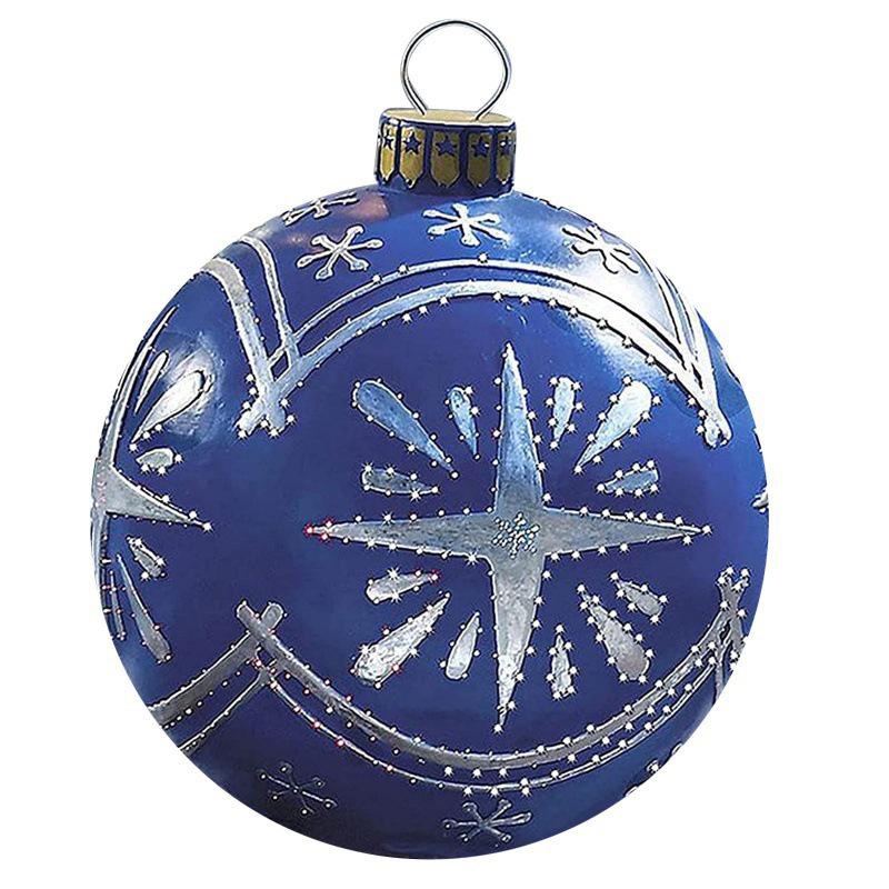 Festive Inflatable Holiday Outdoor Ball Decoration