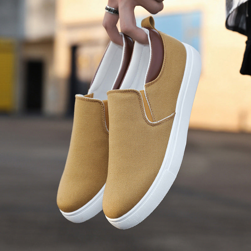 Casual Canvas Mens Slip On Shoes