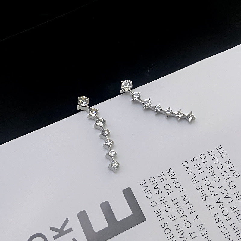 Luxurious Diamond Solitaire Earrings
