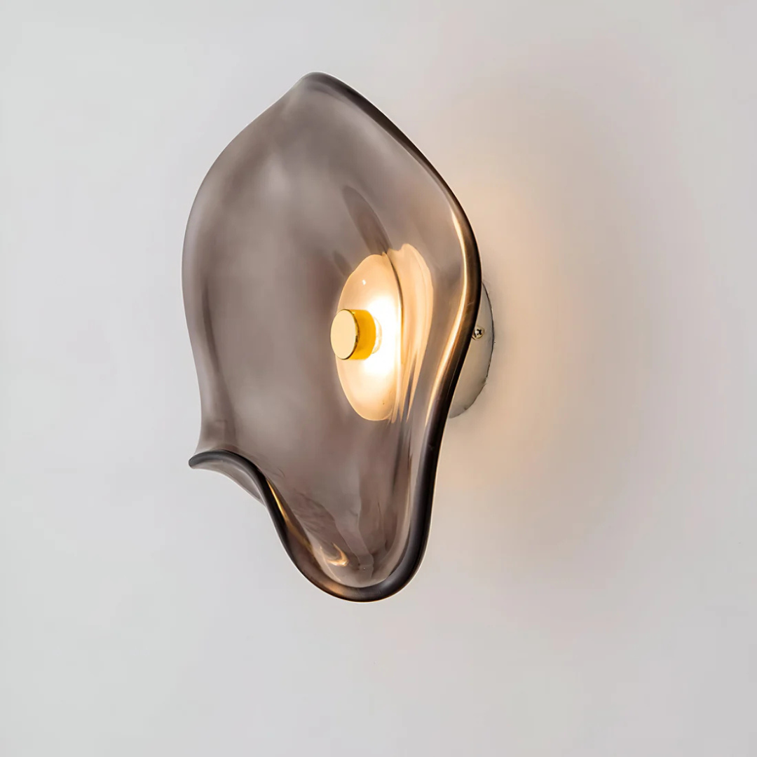 Round Glass Mounted Lamp