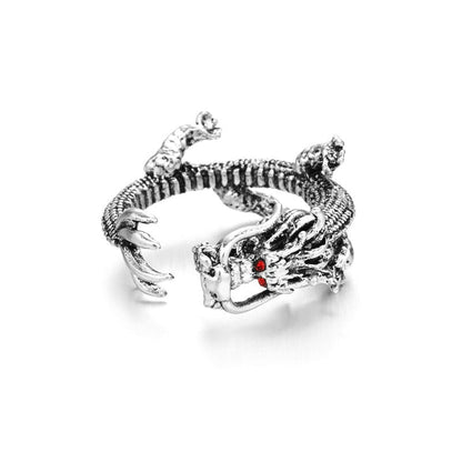 Vintage Cat Adjustable Ring Zinc Alloy Fashion Jewelry