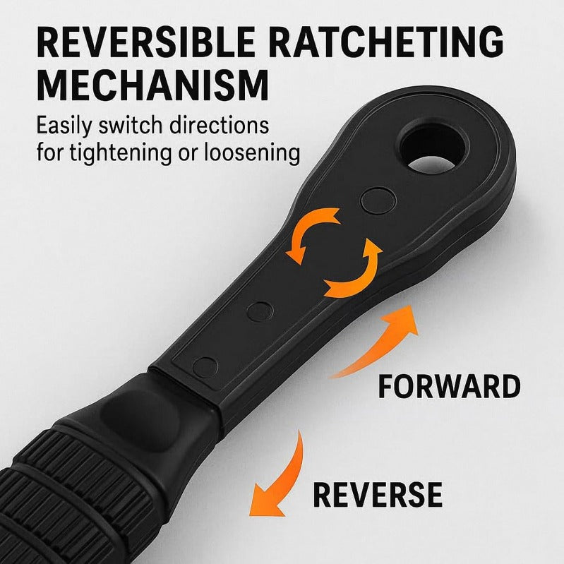 Versatile 4-in-1 Ratchet Drill Chuck Key Kit