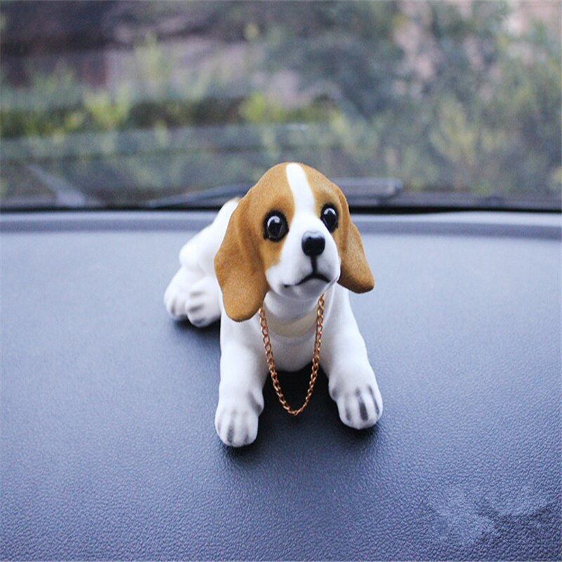 Fun Car Dog Bobble Head Decor