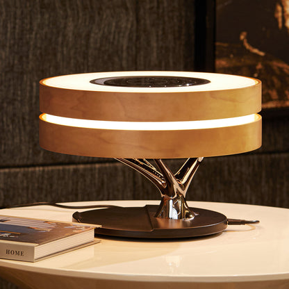 Wireless Charging Desk Lamp with Bluetooth Speaker