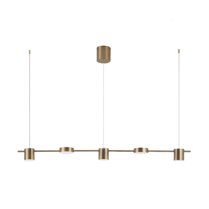 Metallic Modern Drum Pendant Lighting