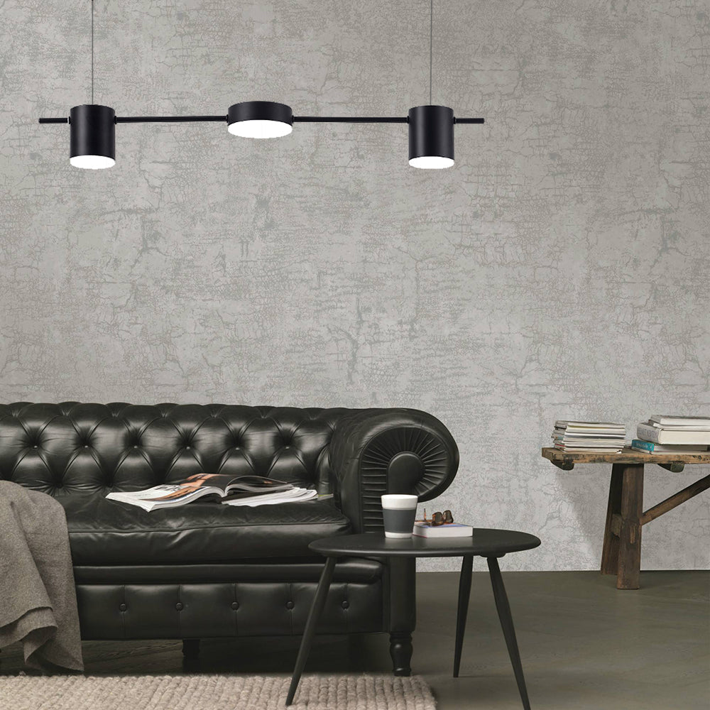 Metallic Modern Drum Pendant Lighting