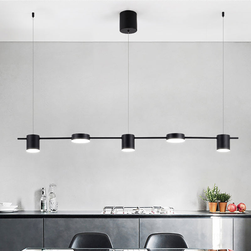 Metallic Modern Drum Pendant Lighting
