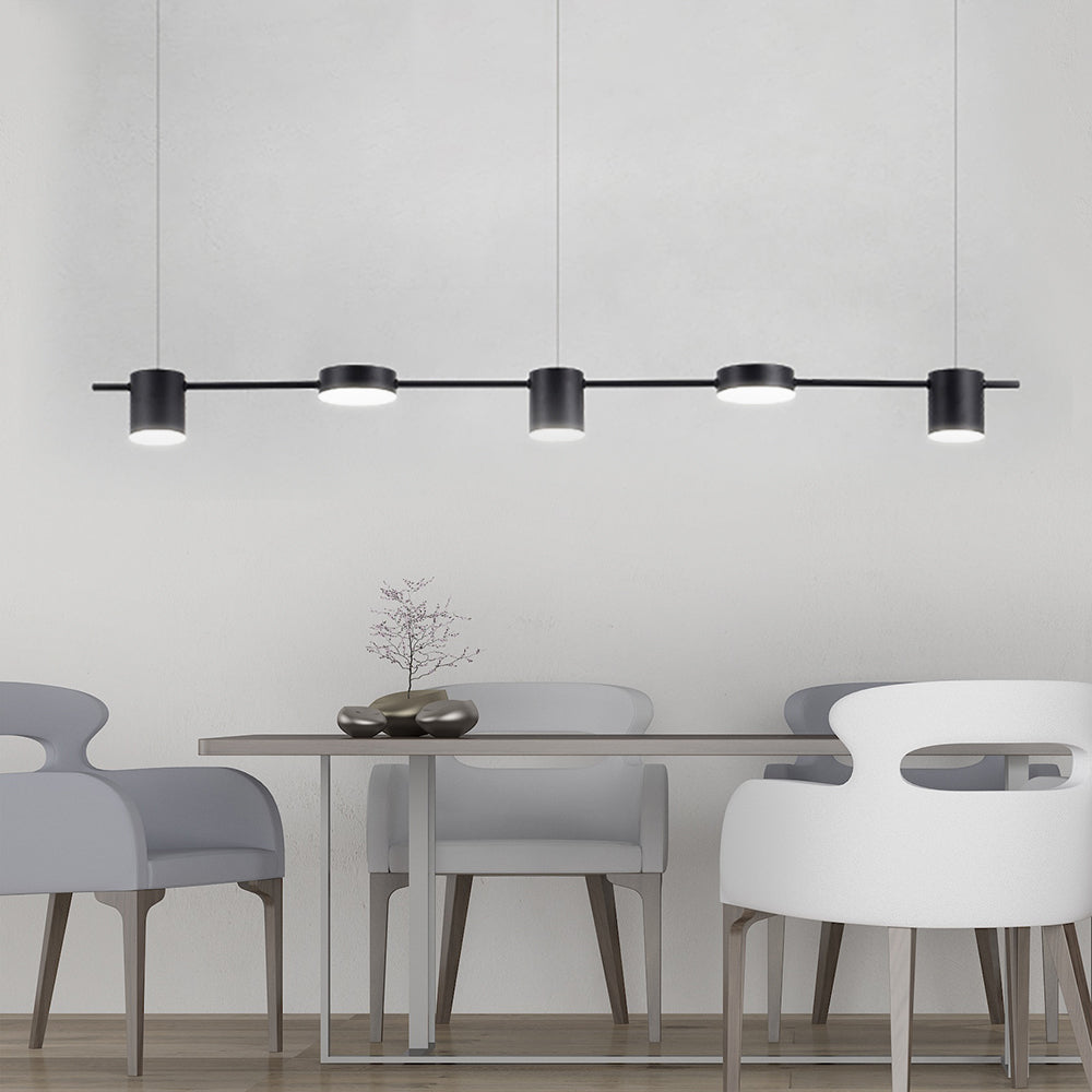 Metallic Modern Drum Pendant Lighting