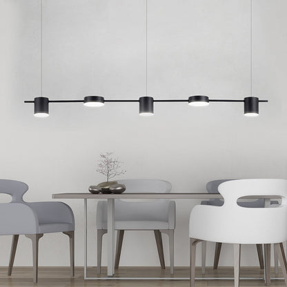 Metallic Modern Drum Pendant Lighting