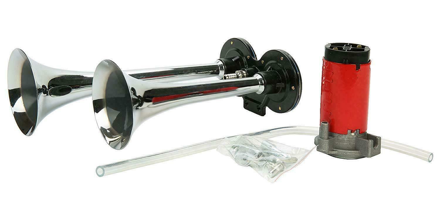 Loud 150DB Car Train Horn Kit with Air Compressor - Fesara