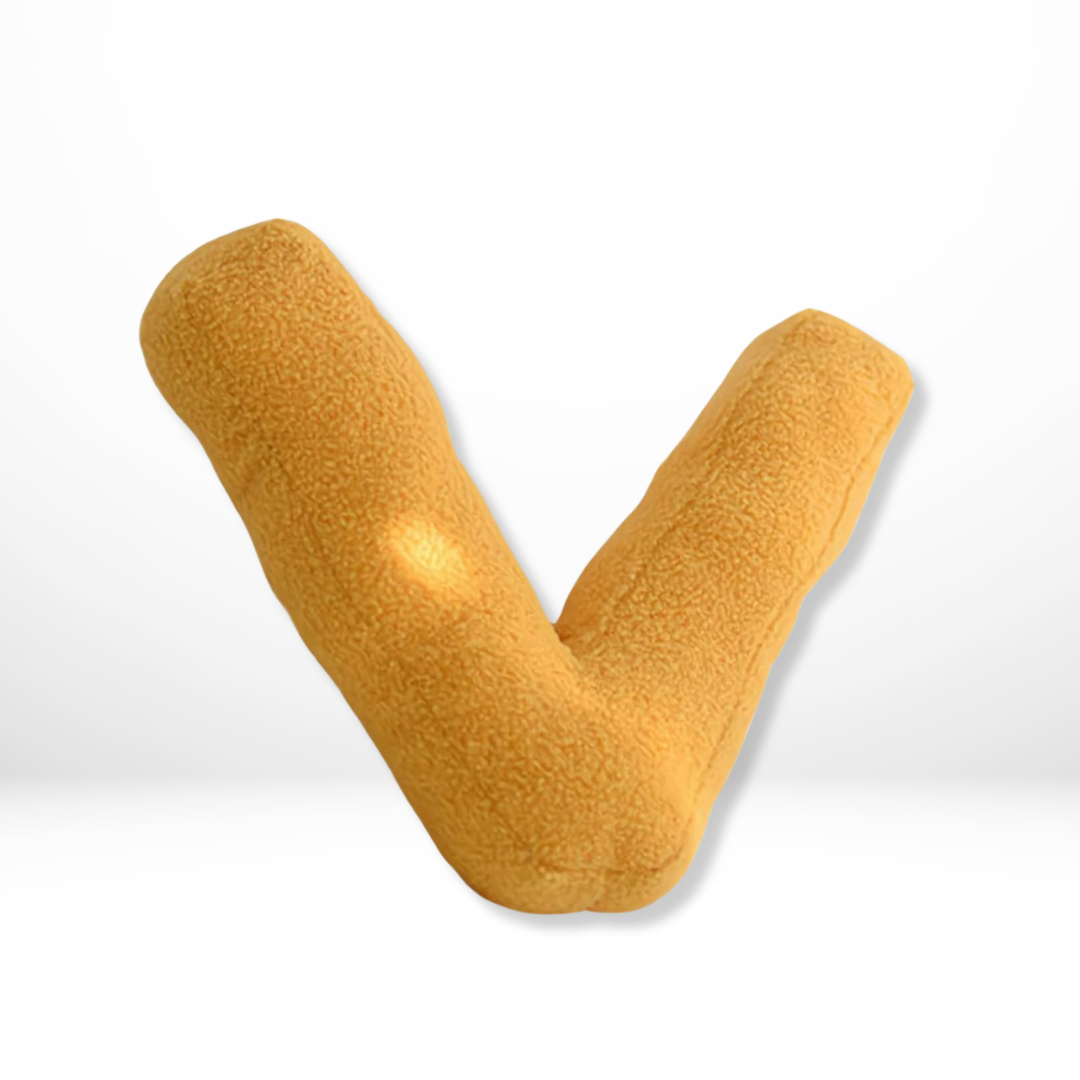 Soft Velvet Letter Pillow With Alphabet A-Z