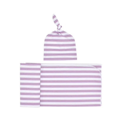 Cozy Baby Swaddle Set with Hat – Gentle Infant Wrap Blanket