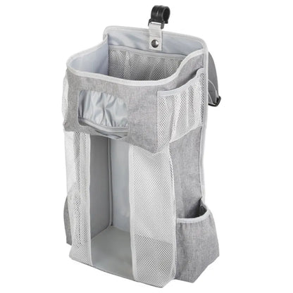 Crib Storage Organizer - Hanging Diaper Caddy - Fesara