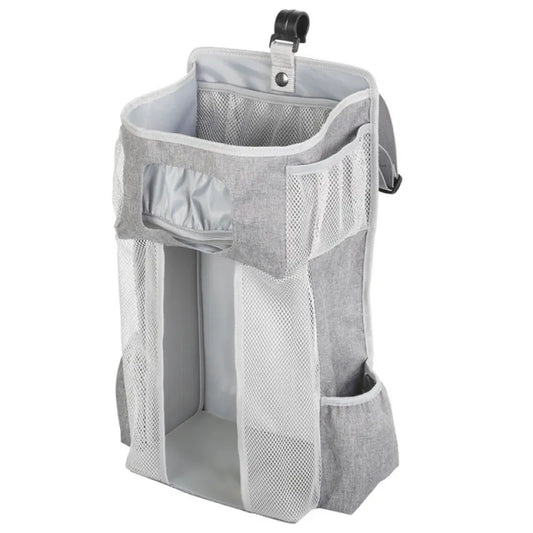 Crib Storage Organizer - Hanging Diaper Caddy - Fesara