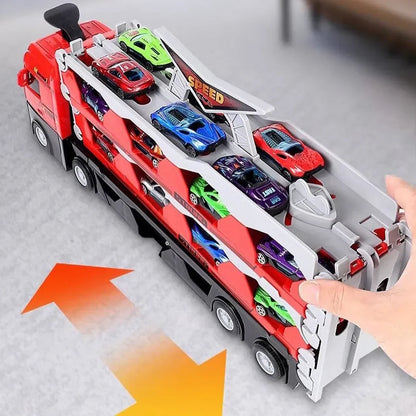 Portable 2 in 1 Folding Car Track Set