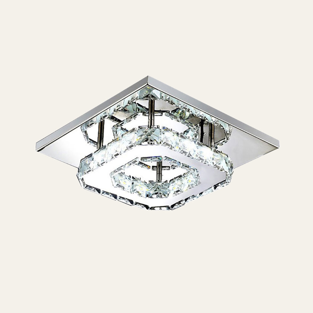 Luxury Crystal LED Ceiling Light Fixture