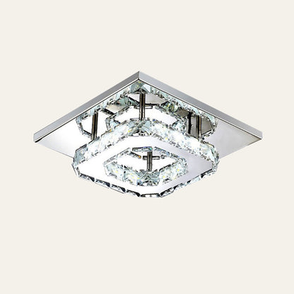 Luxury Crystal LED Ceiling Light Fixture