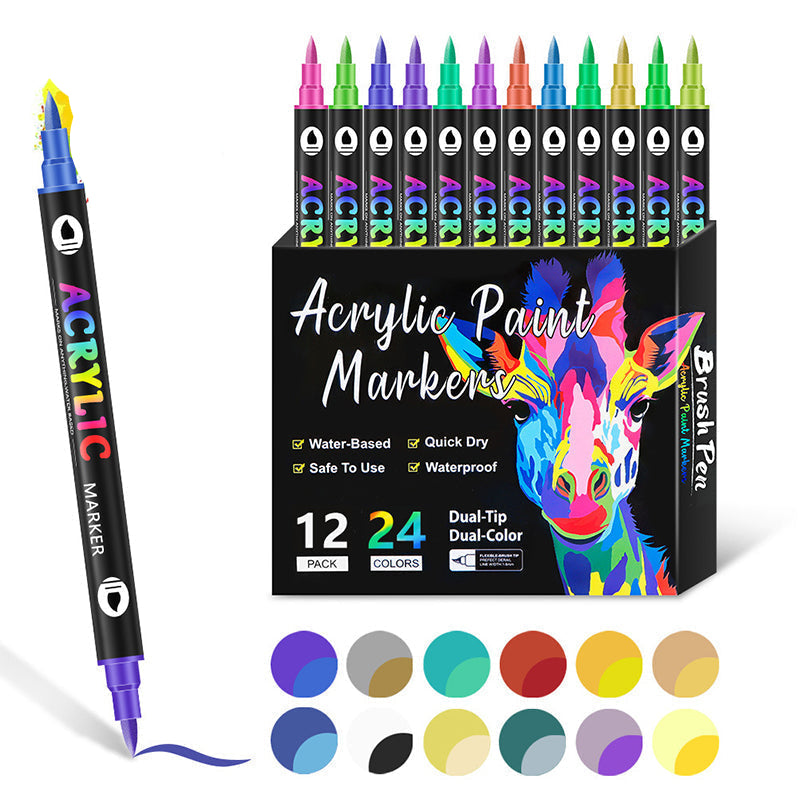 Vibrant Art Marker Set - Fesara