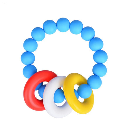 Soft Baby Teething Toy with Colorful Rings - Fesara
