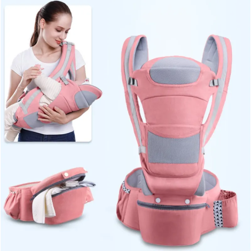 Practical Baby Sling - Ergonomic Carrier with Pocket