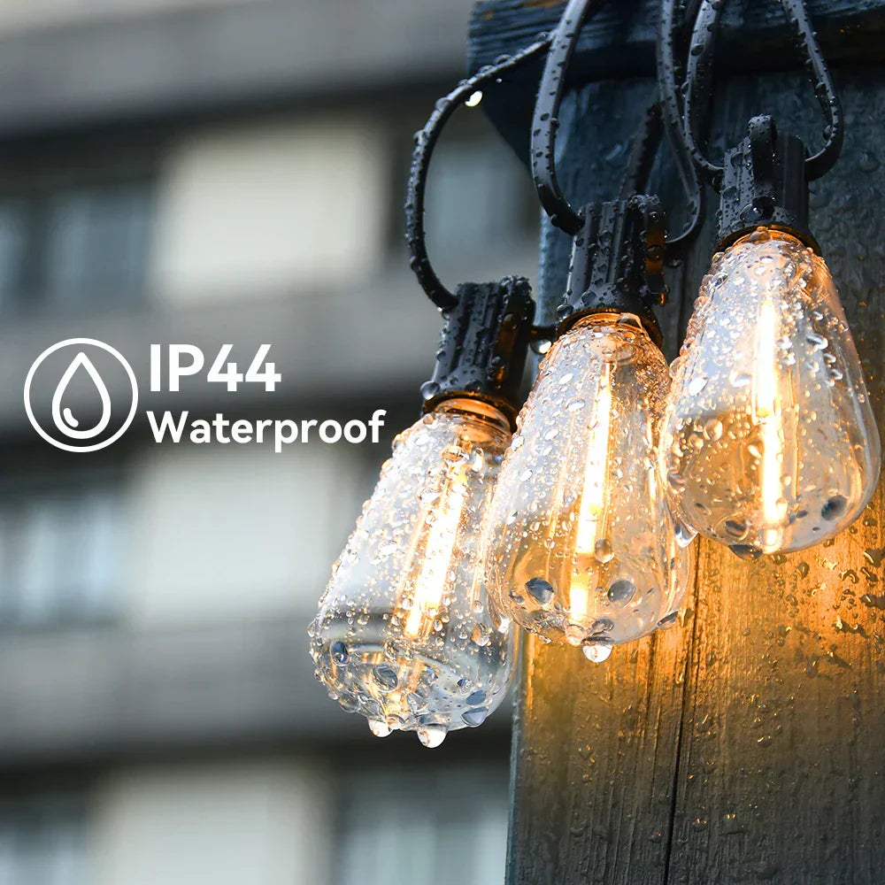 Waterproof Patio LED Fairy String Lights
