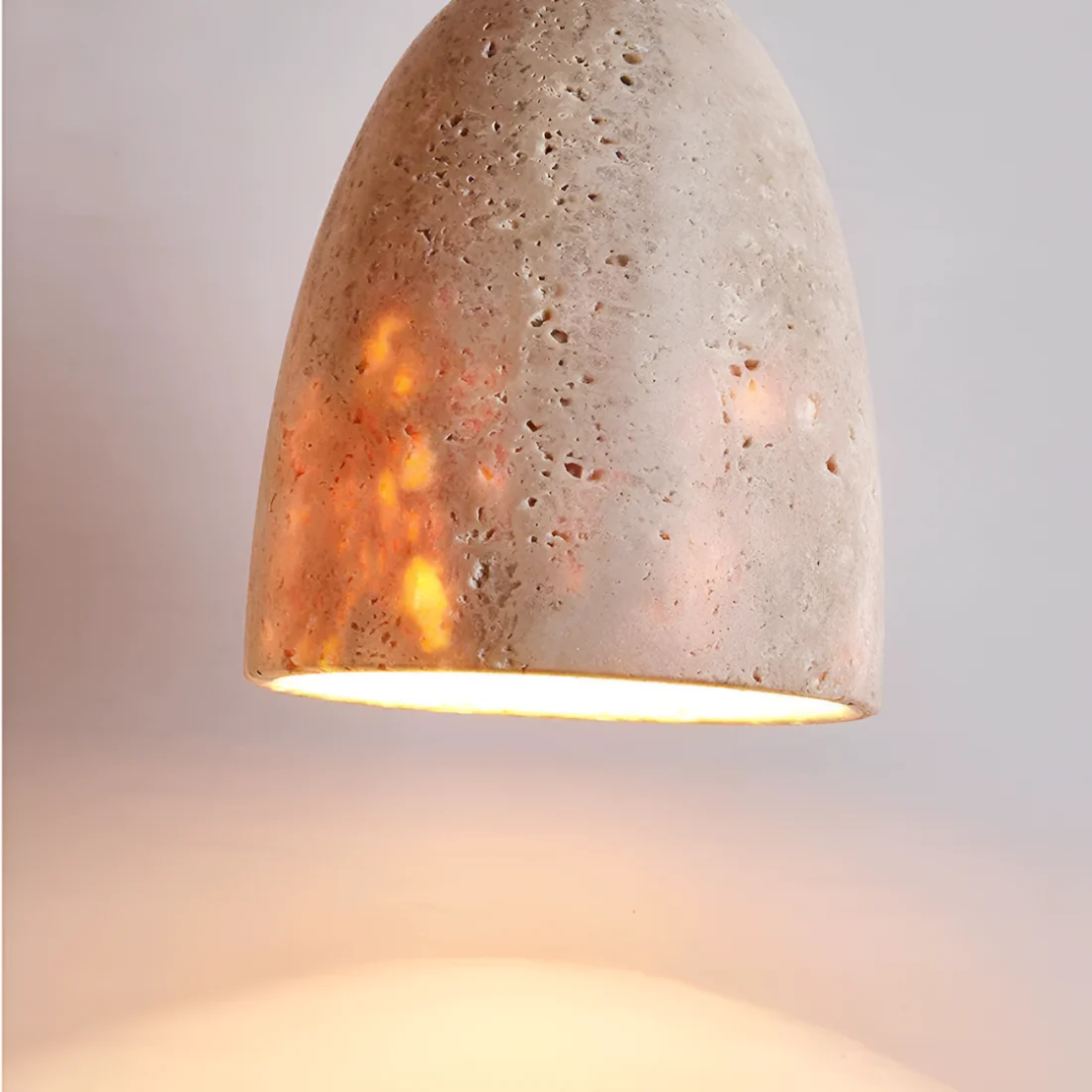 Vintage Stone Hanging Light
