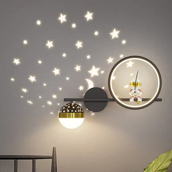 Colorful Kids Wall Lamp - Fun Bedroom Light