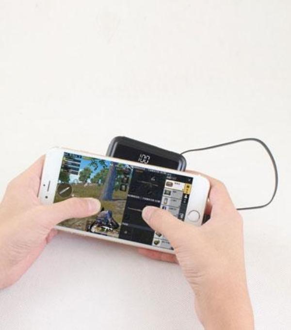 Compact Portable Solar Charger with Hidden Cable