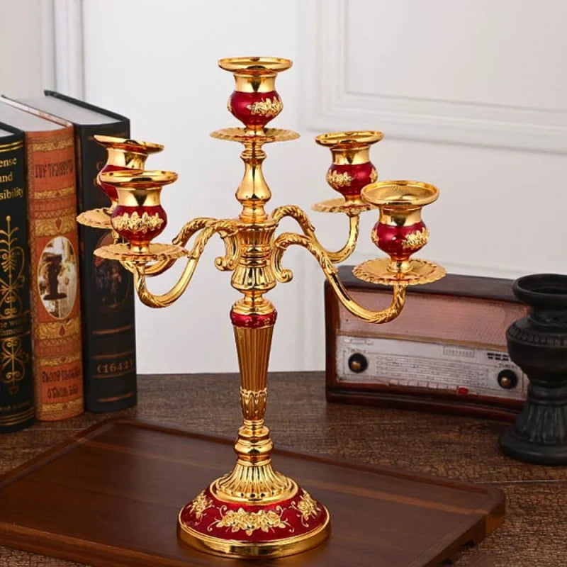 Luxury Gold Candle Holder