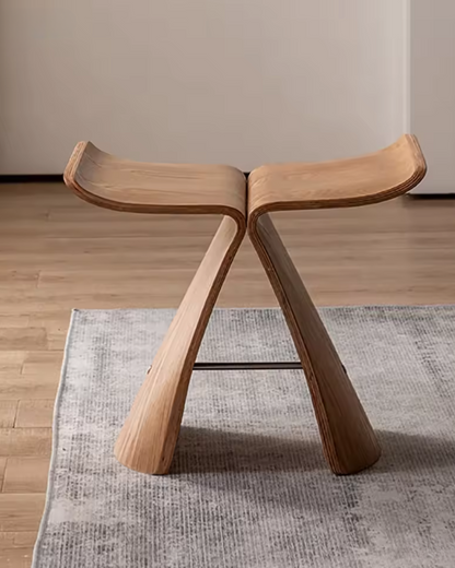 Rustic Floral End Table
