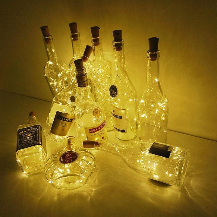Gorgeous Glass Bottle Lamps