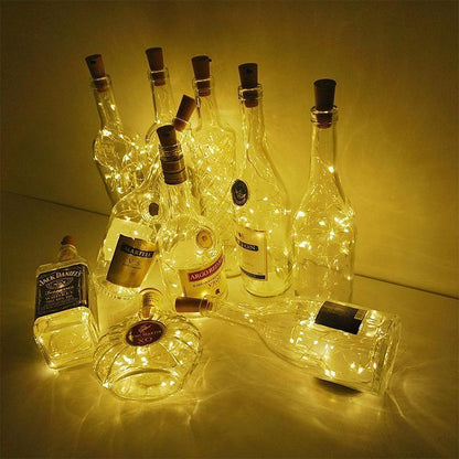 Gorgeous Glass Bottle Lamps