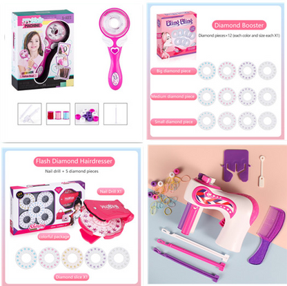 Easy Kids Hair Braider Kit with Beads & Accessories