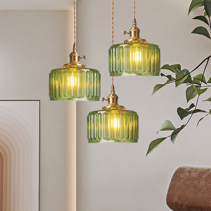 Elegant Glass Antique Pendant Light