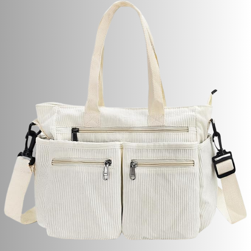 Classic Cotton Tote Bag - Large Capacity Everyday Shoulder Bag