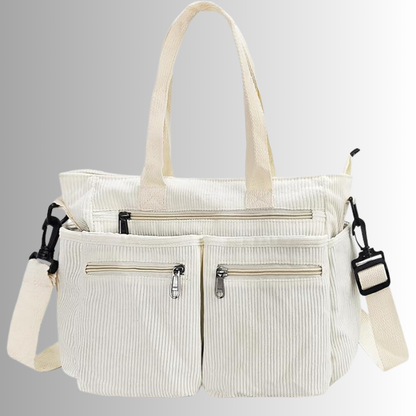 Classic Cotton Tote Bag - Large Capacity Everyday Shoulder Bag