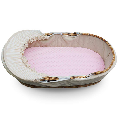 Cute Baby Moses Basket Mattress Protector