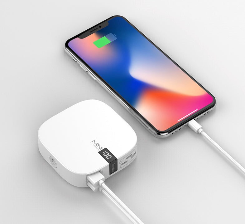 Compact 10000mAh Portable Power Bank with Fast Charging