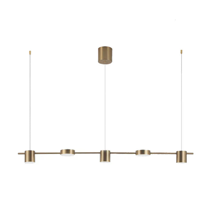 Sleek Metal Hanging Light Pendant AuraDrum