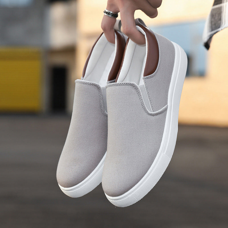 Casual Canvas Mens Slip On Shoes