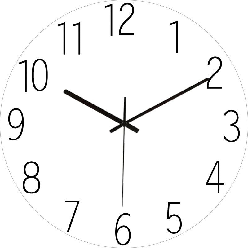 Modern Slim Large Wall Clock