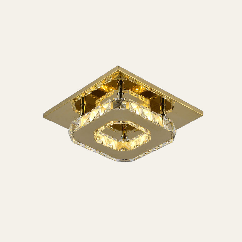 Luxury Crystal LED Ceiling Light Fixture