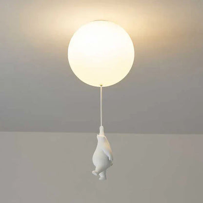 Cute Kids Cloud Lamp with Teddy Bear Design