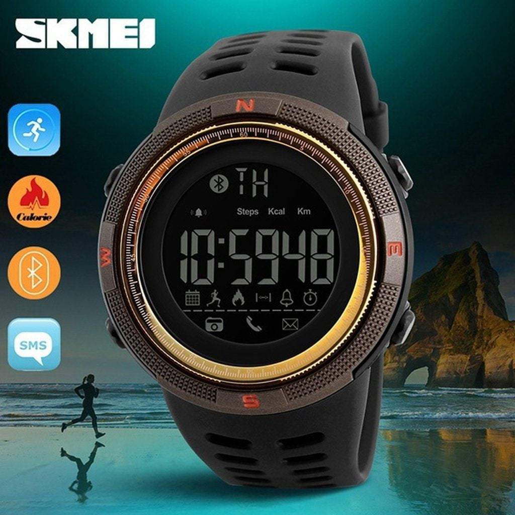 Fesara Men's Digital Fitness Tracker Watch