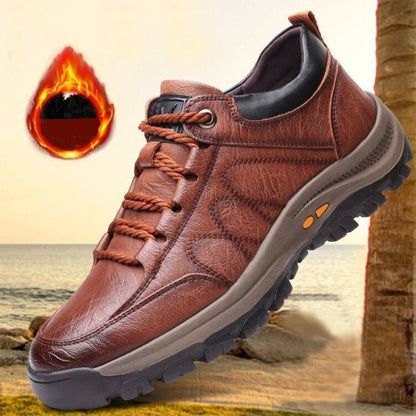 Men's Comfortable Orthopedic Leather Shoes - Fesara